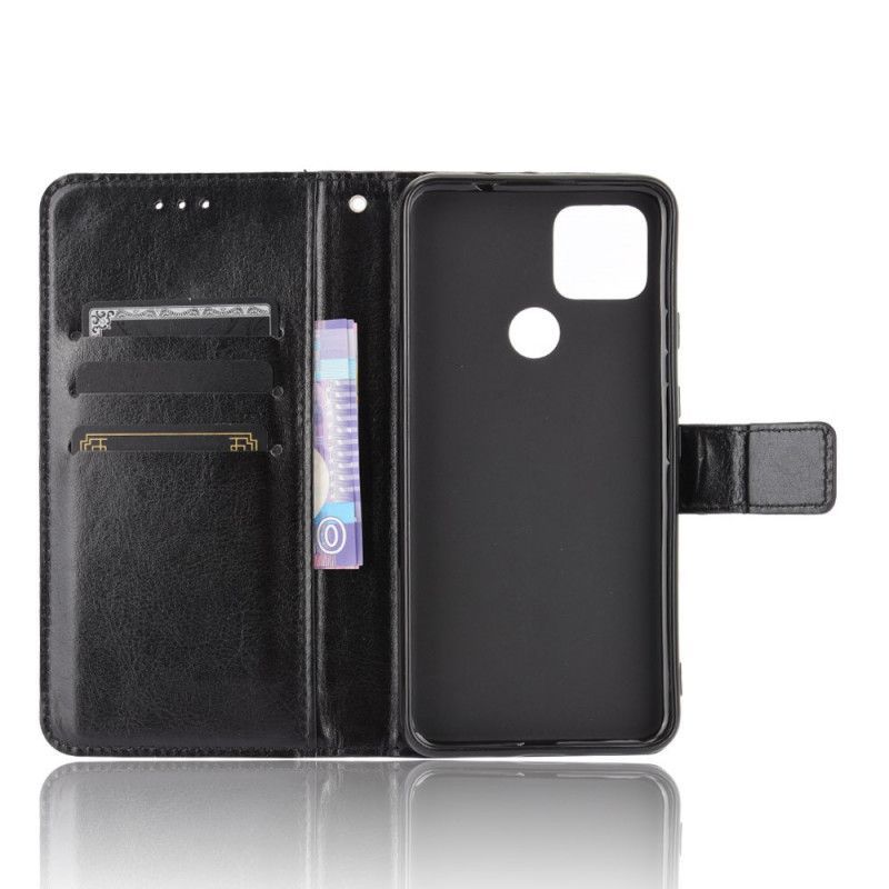 δερματινη Κάλυμμα Google Pixel 4A 5G Μαύρο Φανταχτερό Απομίμηση Δέρματος σιλικόνης
