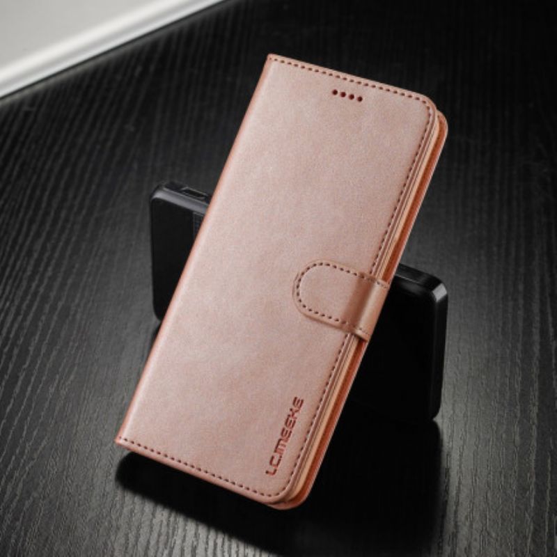 δερματινη Κάλυμμα Oppo A54 5G / A74 5G Μαύρο Lc.Imeeke Δερμάτινο Εφέ σιλικόνης