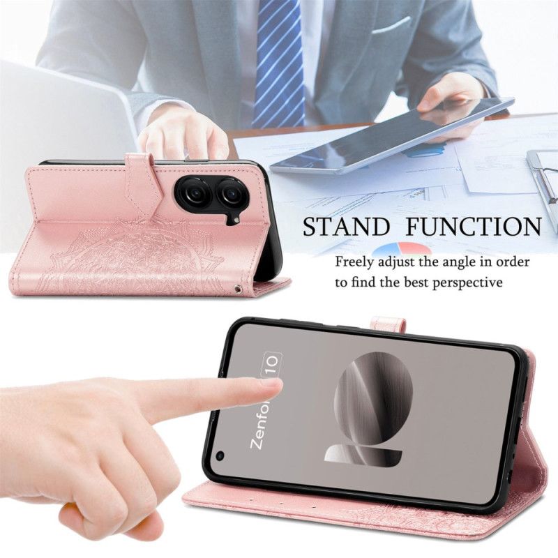 Δερματινη Θηκη Asus Zenfone 10 Μπαρόκ Μάνταλα