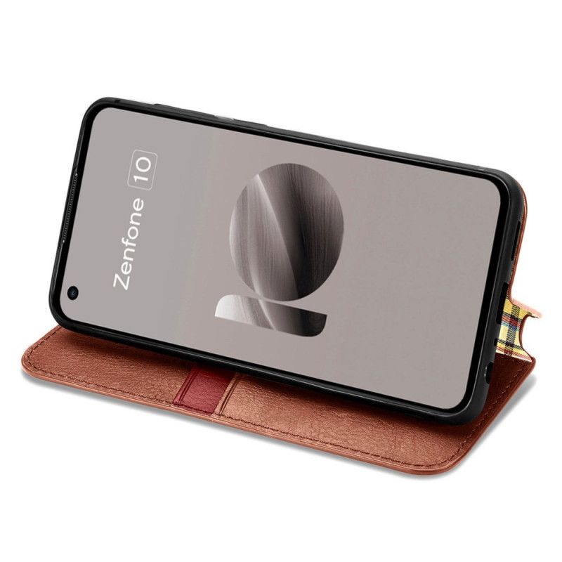 Δερματινη Θηκη Asus Zenfone 10 Θήκες Κινητών Εφέ Σουέτ Με Περίγραμμα