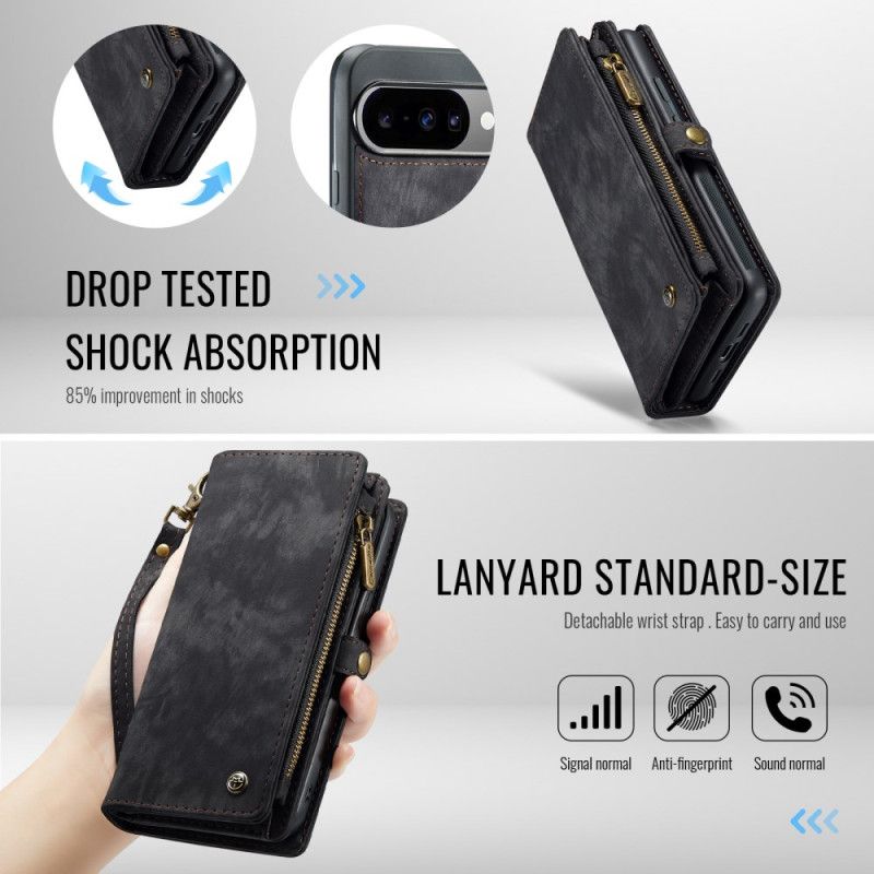 Δερματινη Θηκη Google Pixel 10 / 10 Pro Αποσπώμενη Θήκη Και Λουράκι Καρπού Σιλικόνης