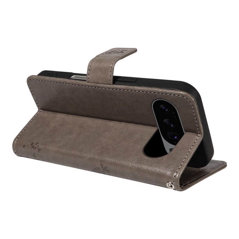 Δερματινη Θηκη Google Pixel 10 / 10 Pro Δέντρο Και Γάτα