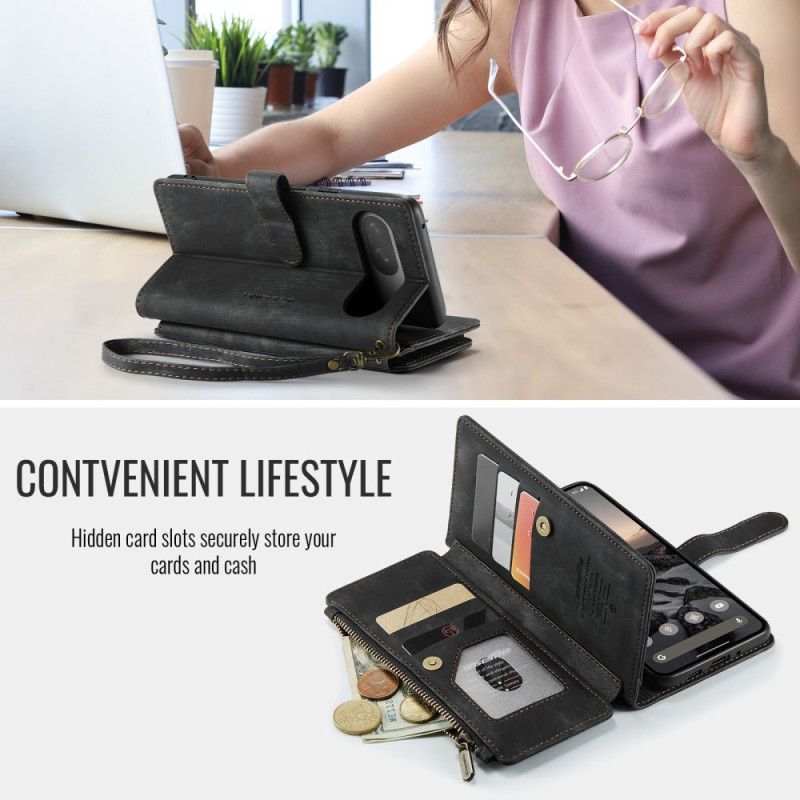 Δερματινη Θηκη Google Pixel 10 / 10 Pro Πορτοφόλι Caseme