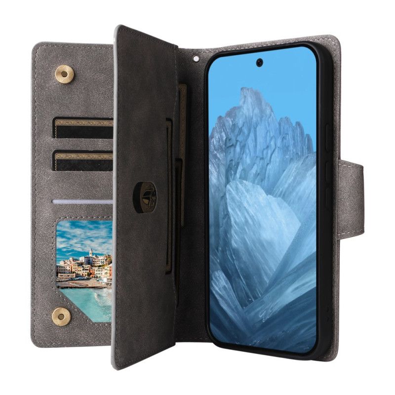 Δερματινη Θηκη Google Pixel 10 / 10 Pro Πορτοφόλι Με Εφέ Σουέτ