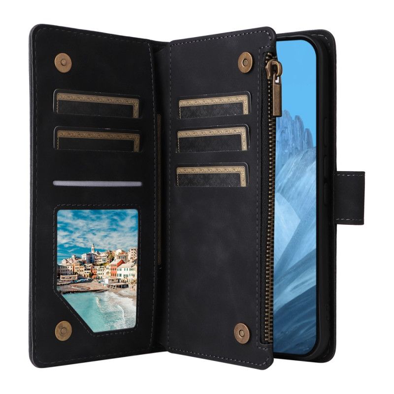 Δερματινη Θηκη Google Pixel 10 / 10 Pro Πορτοφόλι Με Φερμουάρ