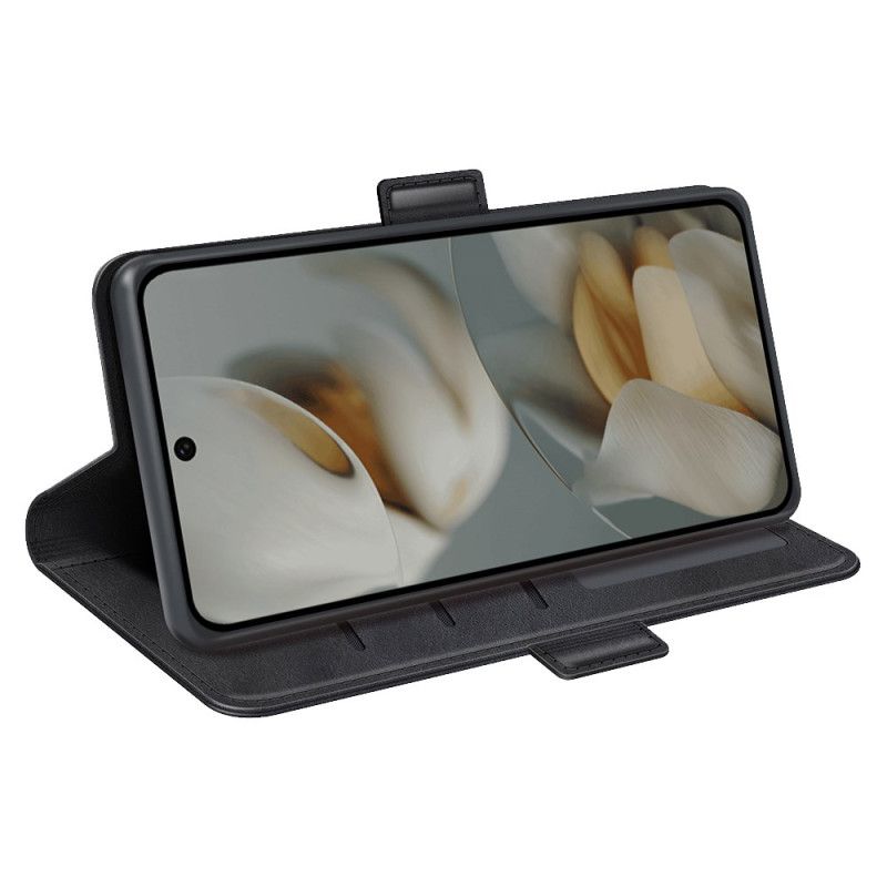 Δερματινη Θηκη Google Pixel 10 Pro Xl Διπλό Κούμπωμα Σιλικόνης