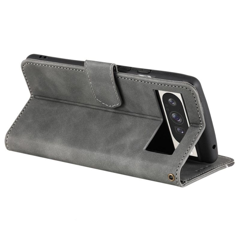 Δερματινη Θηκη Google Pixel 10 Pro Xl Δίχρωμο Με Λουράκι Σιλικόνης