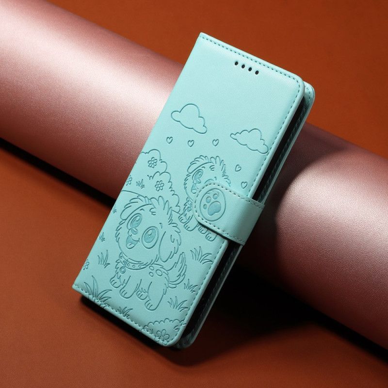 Δερματινη Θηκη Google Pixel 10 Pro Xl Κλείδωμα Rfid Και Σχέδιο Σκύλου Σιλικόνης