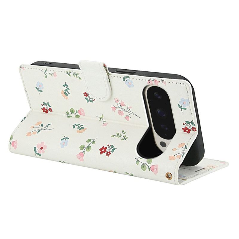 Δερματινη Θηκη Google Pixel 10 Pro Xl Λουλουδάτο Σιλικόνης