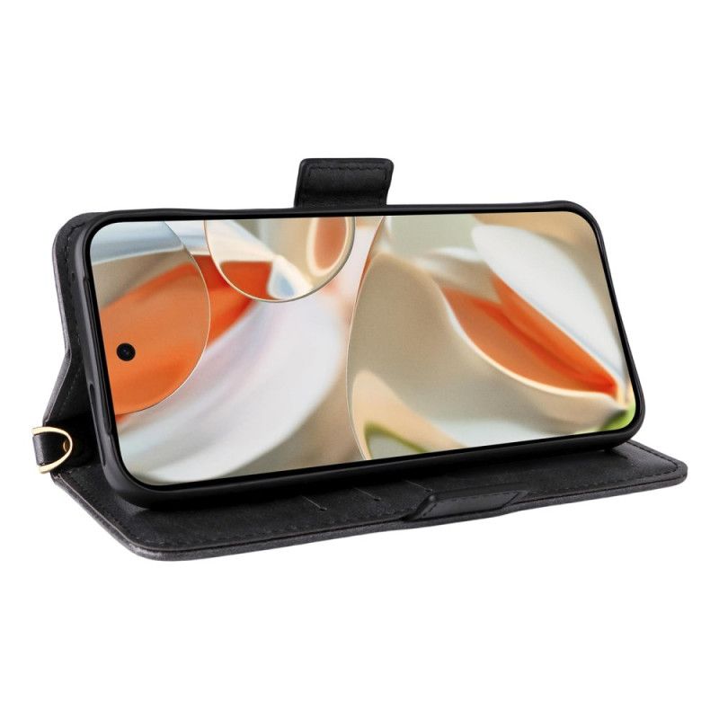 Δερματινη Θηκη Google Pixel 10 Pro Xl Vintage Με Ιμάντα Ώμου Σιλικόνης