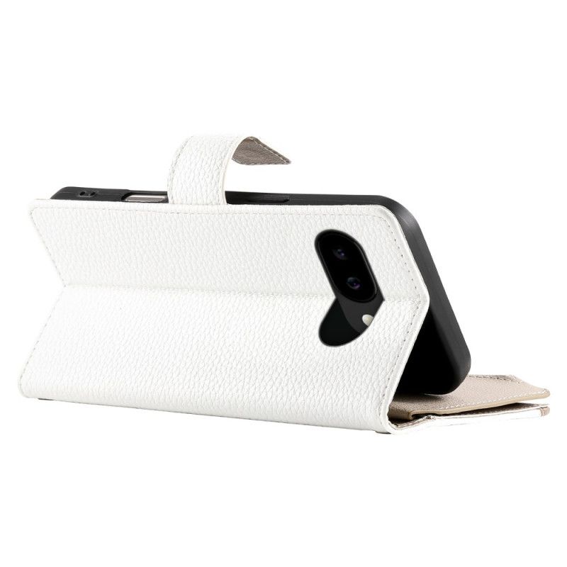 Δερματινη Θηκη Google Pixel 10a Δίχρωμο Πορτοφόλι Με Λουράκια