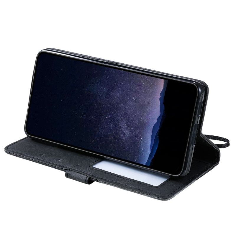 Δερματινη Θηκη Oppo Find X8 Δίχρωμο Ριγέ Μοτίβο Σιλικόνης