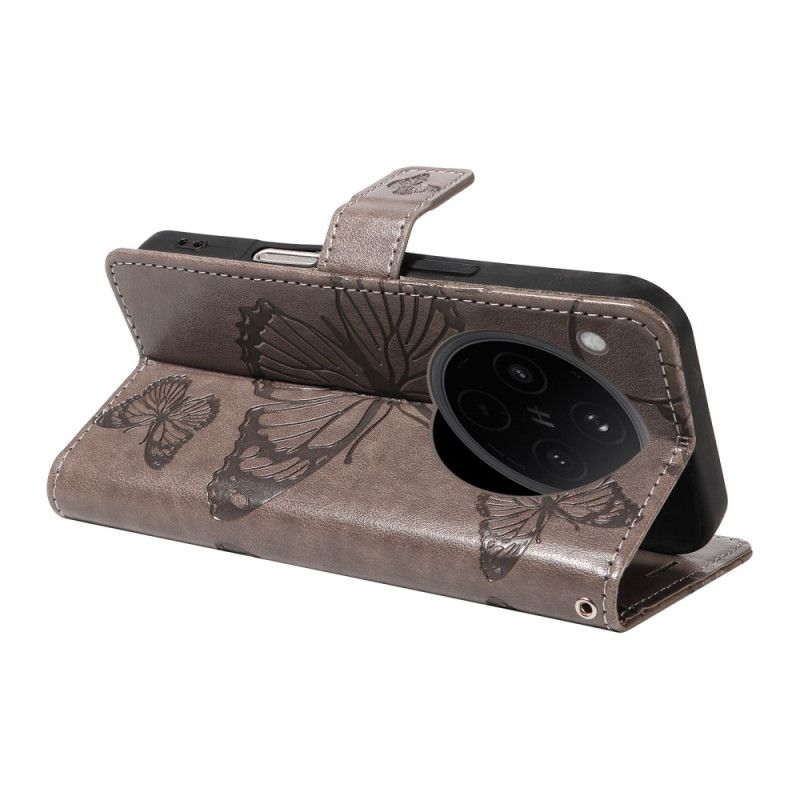 Δερματινη Θηκη Oppo Find X8 Γιγάντιες Πεταλούδες