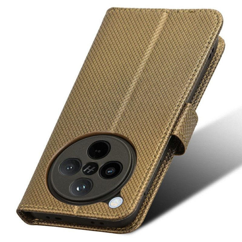 Δερματινη Θηκη Oppo Find X8 Λουρί Με Κουκκίδες