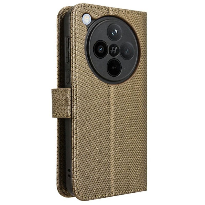 Δερματινη Θηκη Oppo Find X8 Λουρί Με Κουκκίδες