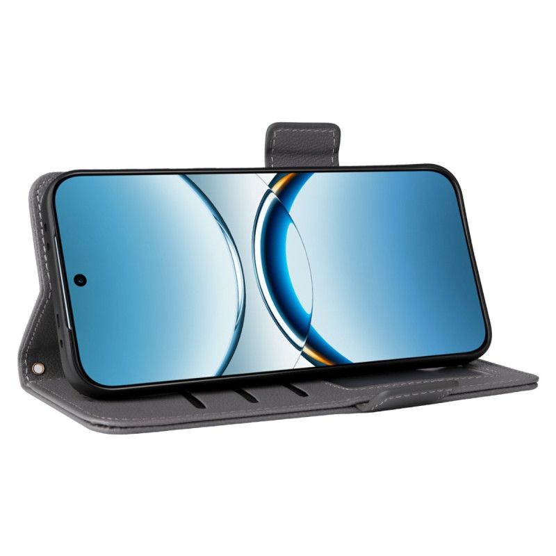 Δερματινη Θηκη Oppo Find X8 Λουρί Με Τεχνητό Δέρμα Lychee Σιλικόνης