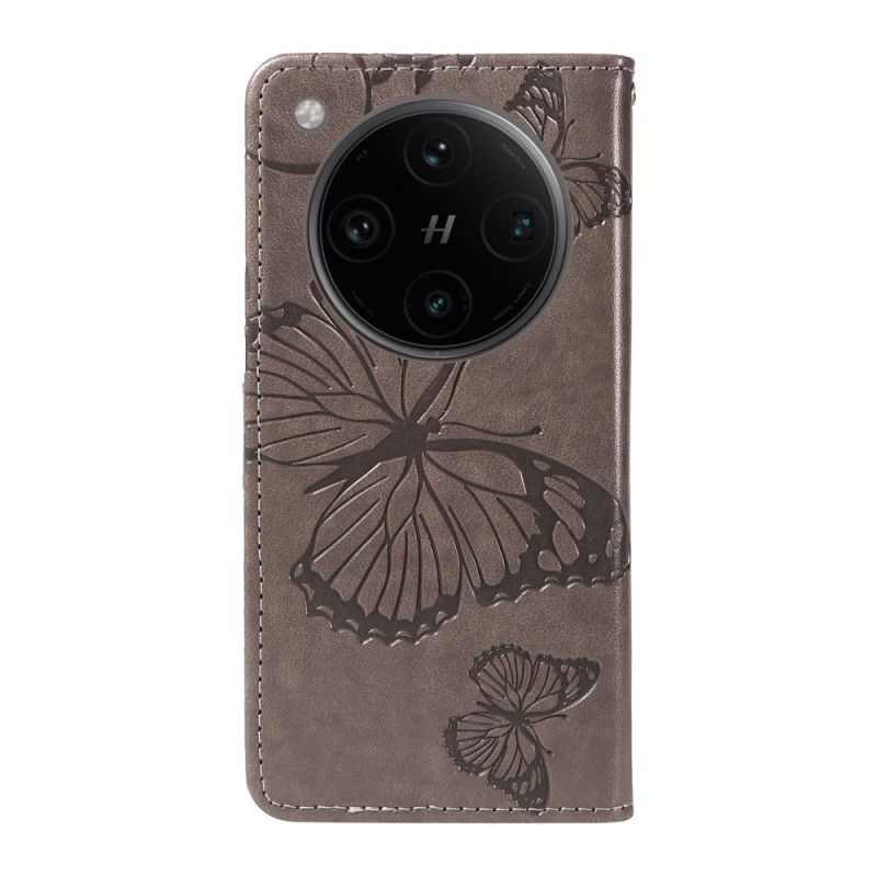 Δερματινη Θηκη Oppo Find X8 Pro Γιγάντιες Πεταλούδες