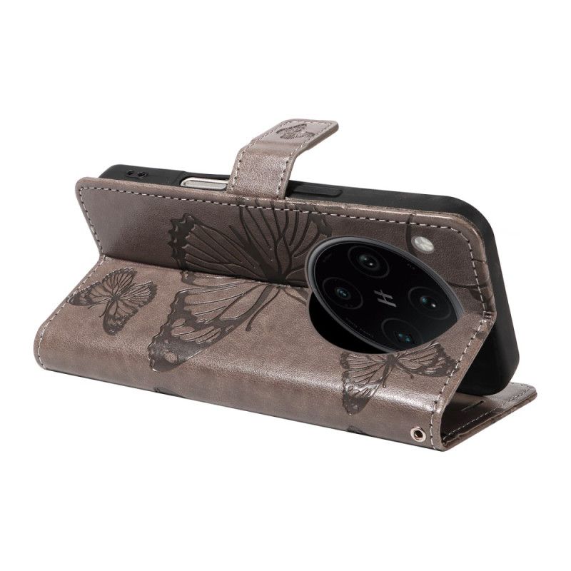 Δερματινη Θηκη Oppo Find X8 Pro Γιγάντιες Πεταλούδες