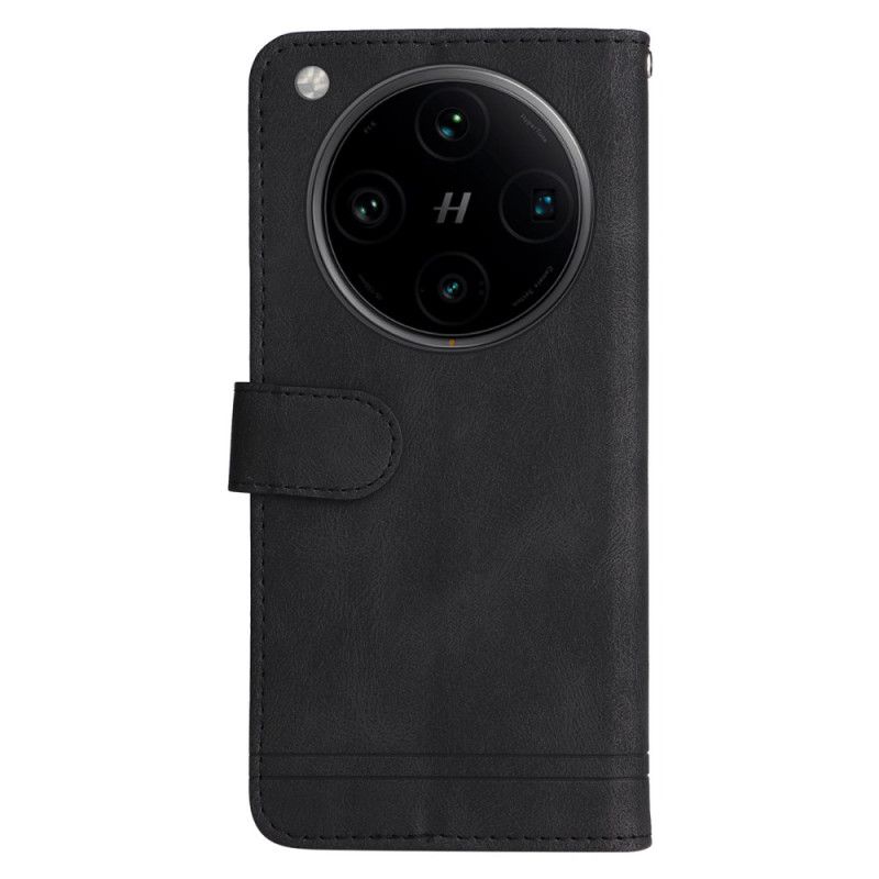 Δερματινη Θηκη Oppo Find X8 Pro Κλασικό Vintage Λουράκι