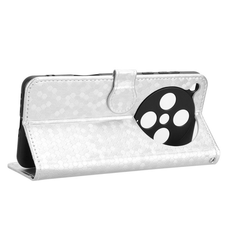 Δερματινη Θηκη Oppo Find X8 Pro Κουκκίδες Με Γκλίτερ Και Λουράκι