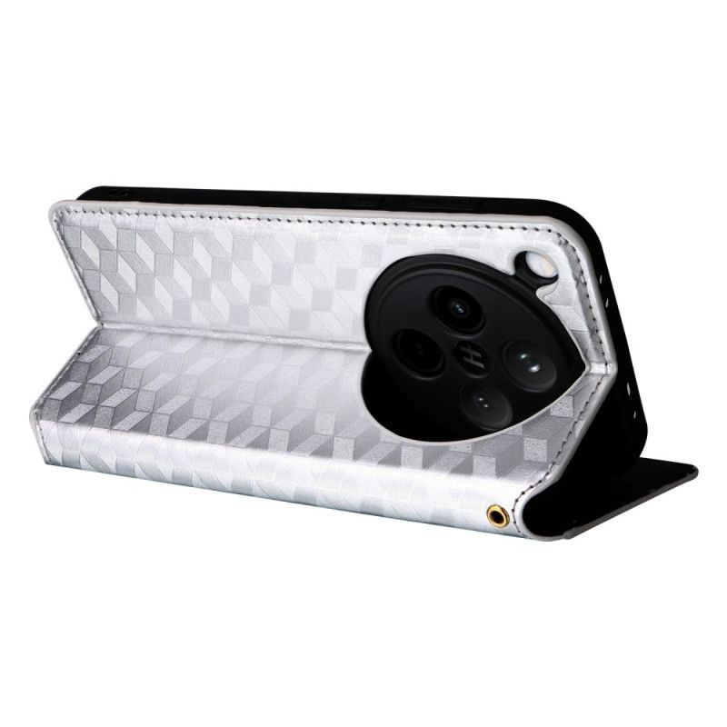 Δερματινη Θηκη Oppo Find X8 Τρισδιάστατα Διαμάντια