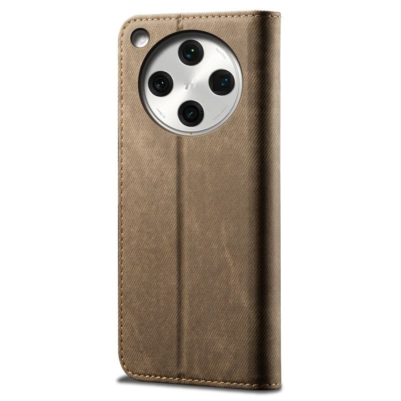 Δερματινη Θηκη Oppo Find X8 Ύφασμα Τζιν