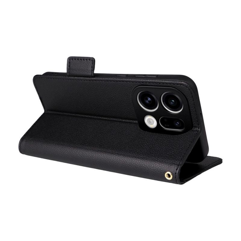 Δερματινη Θηκη Oppo Find X9 5g Τεχνητό Δέρμα Με Λουρί