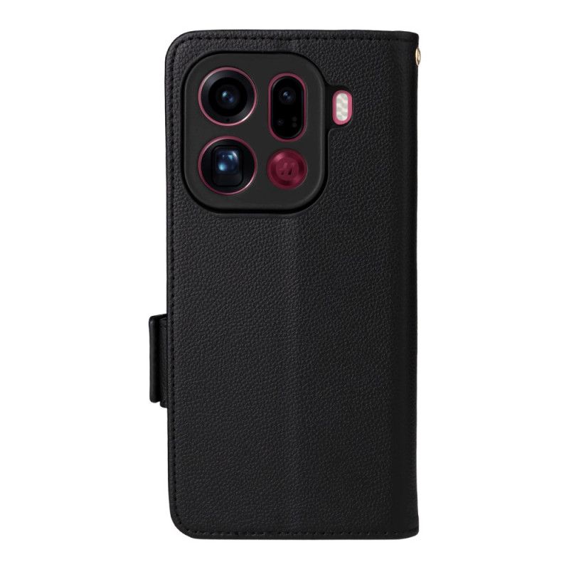 Δερματινη Θηκη Oppo Find X9 Pro 5g Δέρμα Με Λουράκια