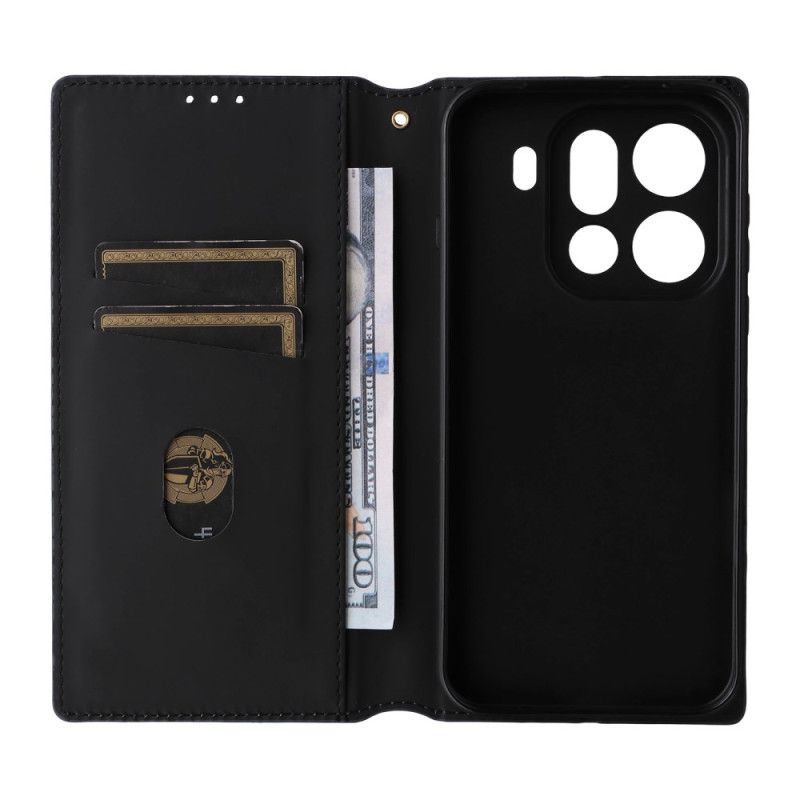 Δερματινη Θηκη Oppo Find X9 Pro 5g Σχέδιο Με Διαμάντια Σιλικόνης