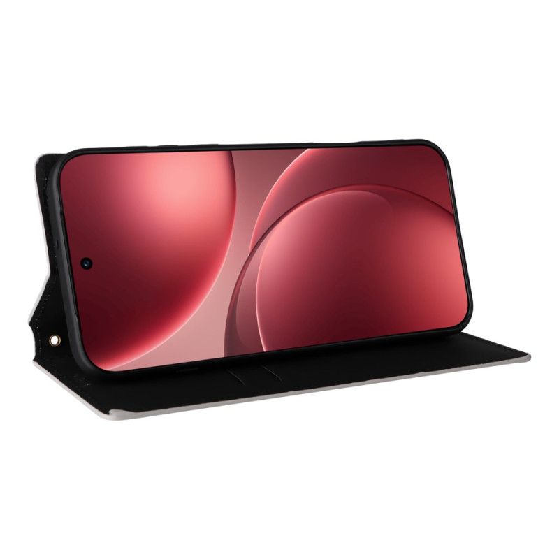 Δερματινη Θηκη Oppo Find X9 Pro 5g Σχέδιο Με Διαμάντια Σιλικόνης