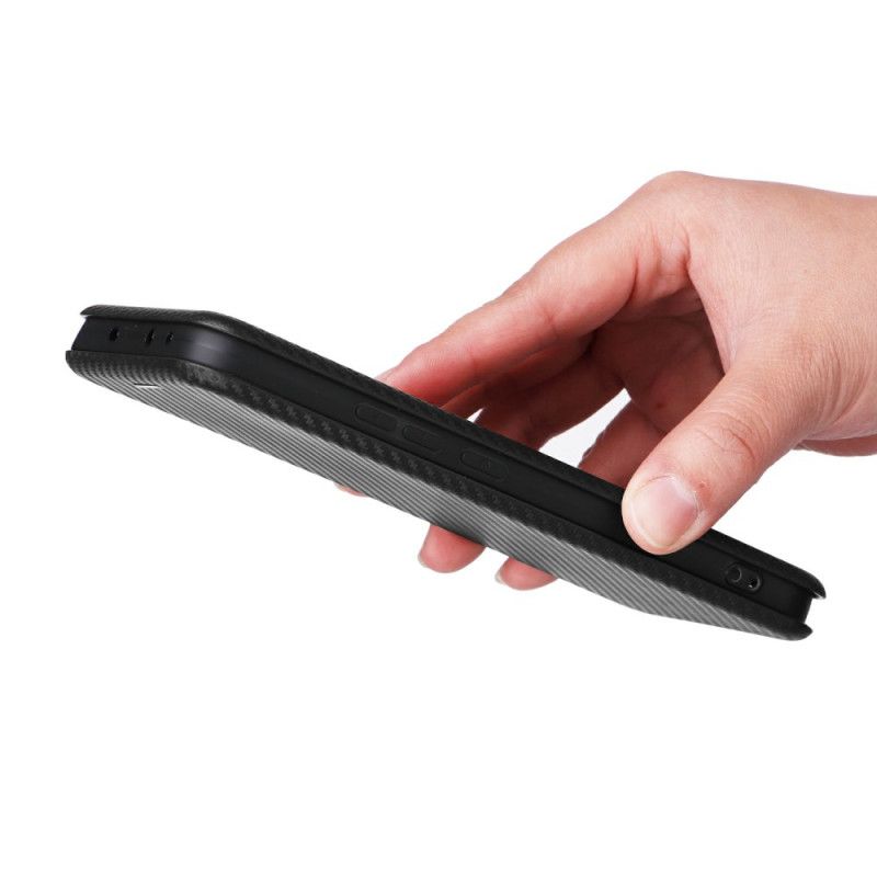 Δερματινη Θηκη Oppo Reno 13 5g Ίνες Άνθρακα Σιλικόνης