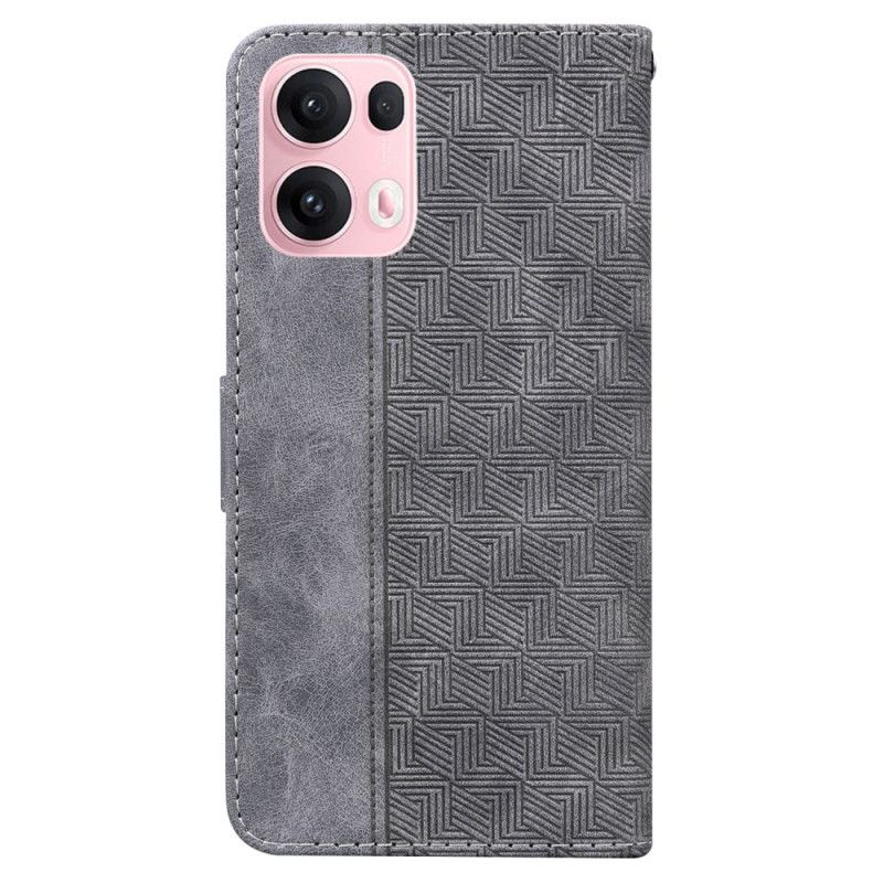 Δερματινη Θηκη Oppo Reno 13 Pro 5g Υφαντό Σχέδιο
