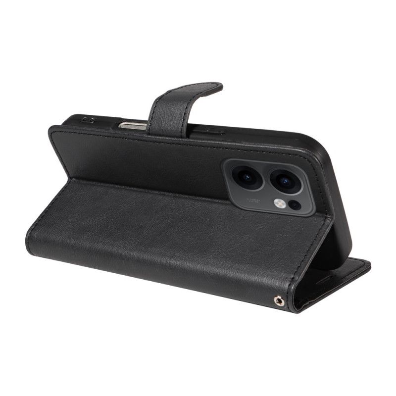 Δερματινη Θηκη Oppo Reno 13f 4g / 5g / 13 Fs 5g Απλό Δέρμα Με Τεχνητό Δέρμα