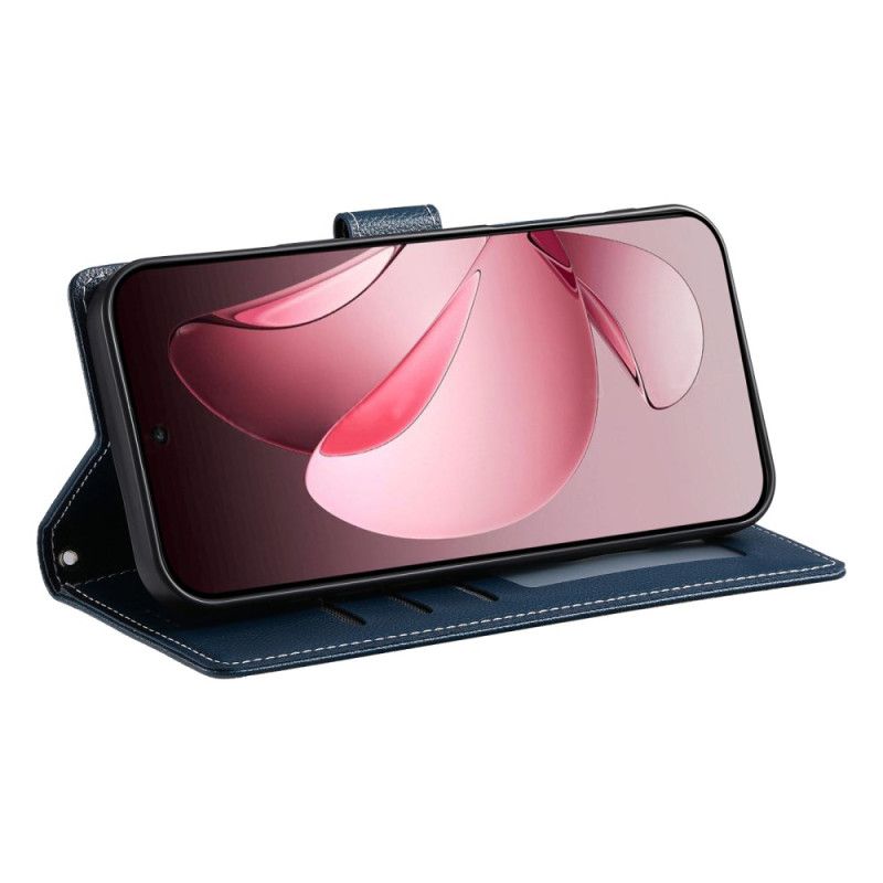 Δερματινη Θηκη Oppo Reno 14 5g Απλό Δερμάτινο Εφέ Σιλικόνης