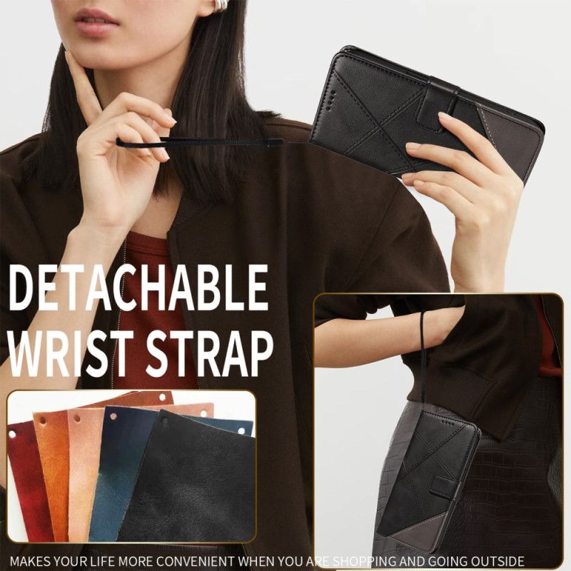 Δερματινη Θηκη Oppo Reno 14 Pro 5g Γεωμετρικό Σχέδιο