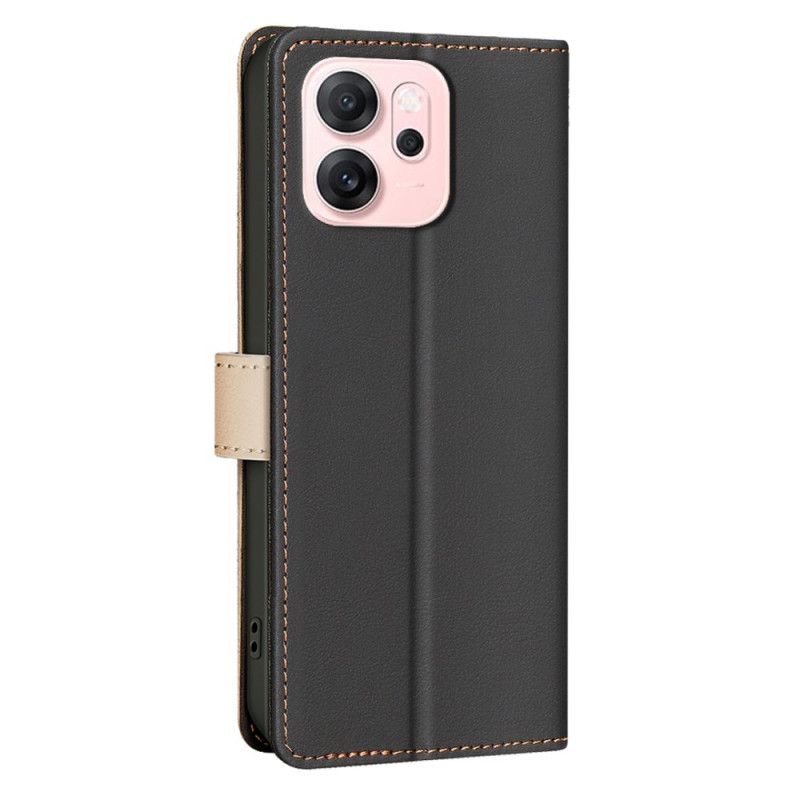 Δερματινη Θηκη Oppo Reno 14f 5g Δίχρωμο Binfen Color Σιλικόνης