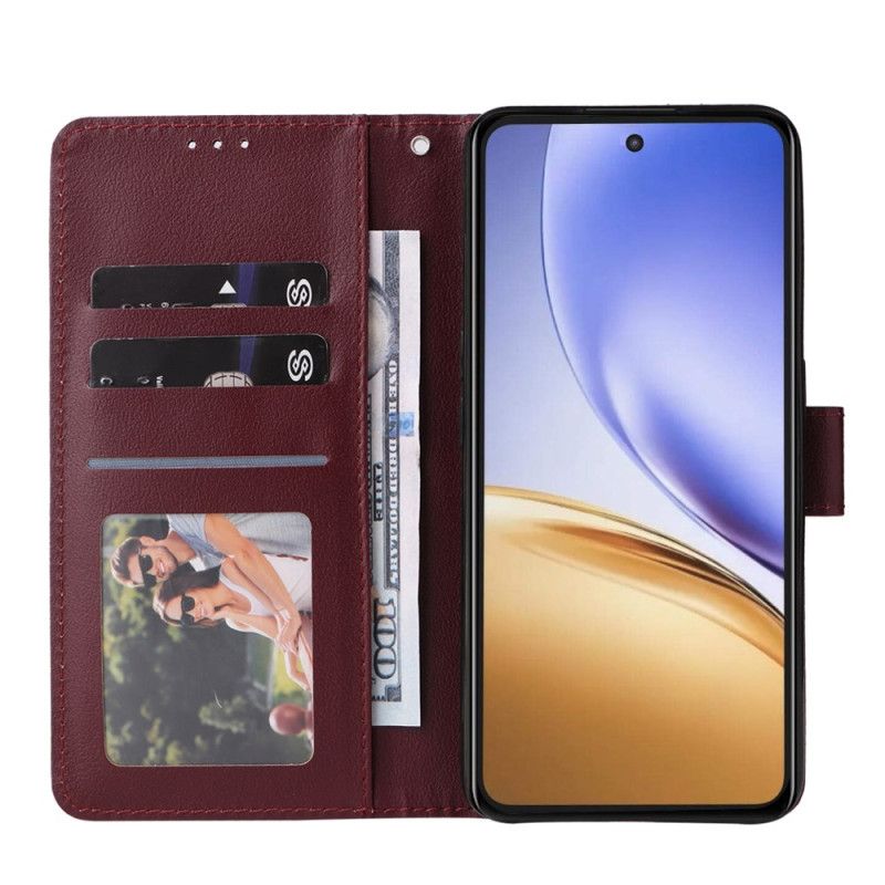 Δερματινη Θηκη Realme 14 5g Απλό Με Λουρί