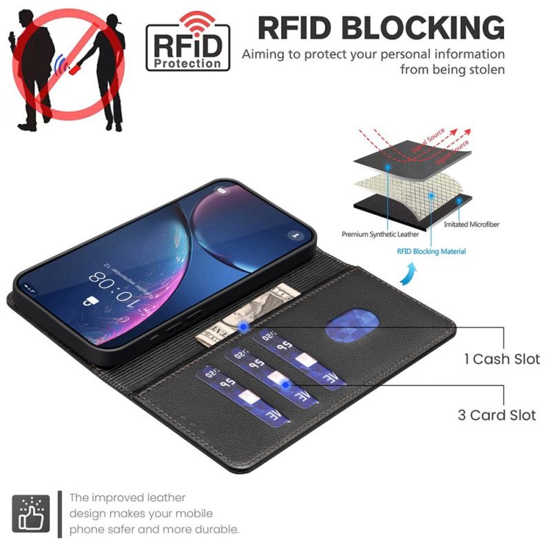 Δερματινη Θηκη Realme 14 5g Binfen Rfid Blocking Color