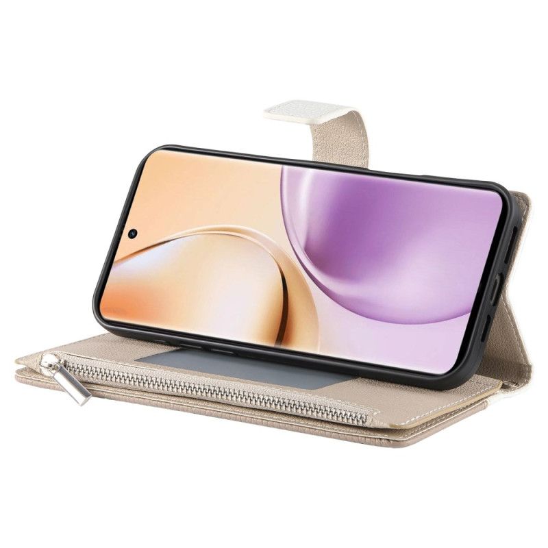 Δερματινη Θηκη Realme 14 5g Δίχρωμο Με Λουρί Σιλικόνης