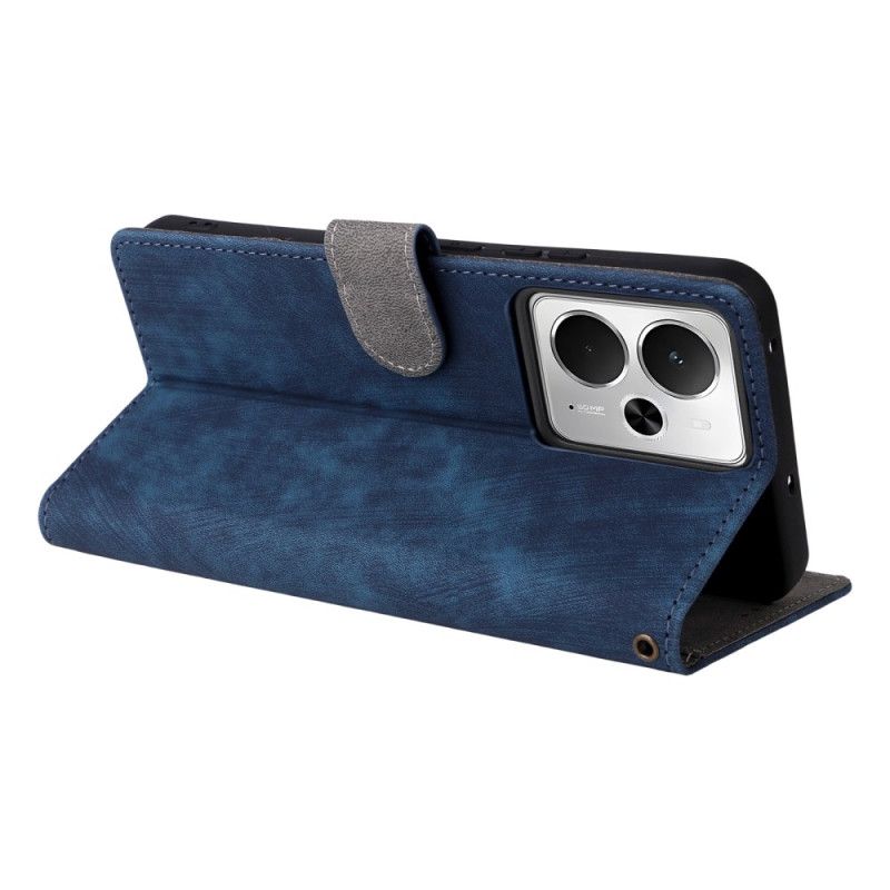 Δερματινη Θηκη Realme 14 5g Προστασία Rfid Με Εφέ Σουέτ