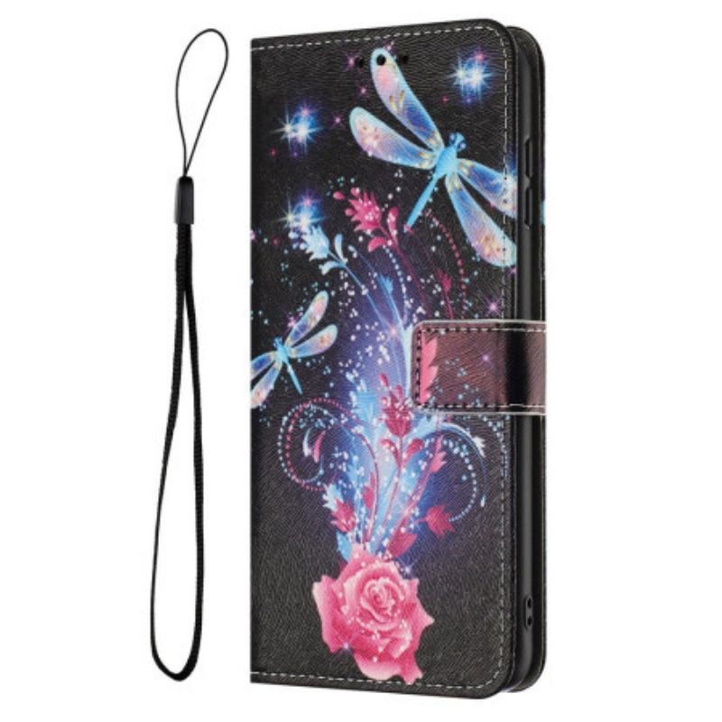 Δερματινη Θηκη Realme 14 5g Σχέδιο Λιβελούλας