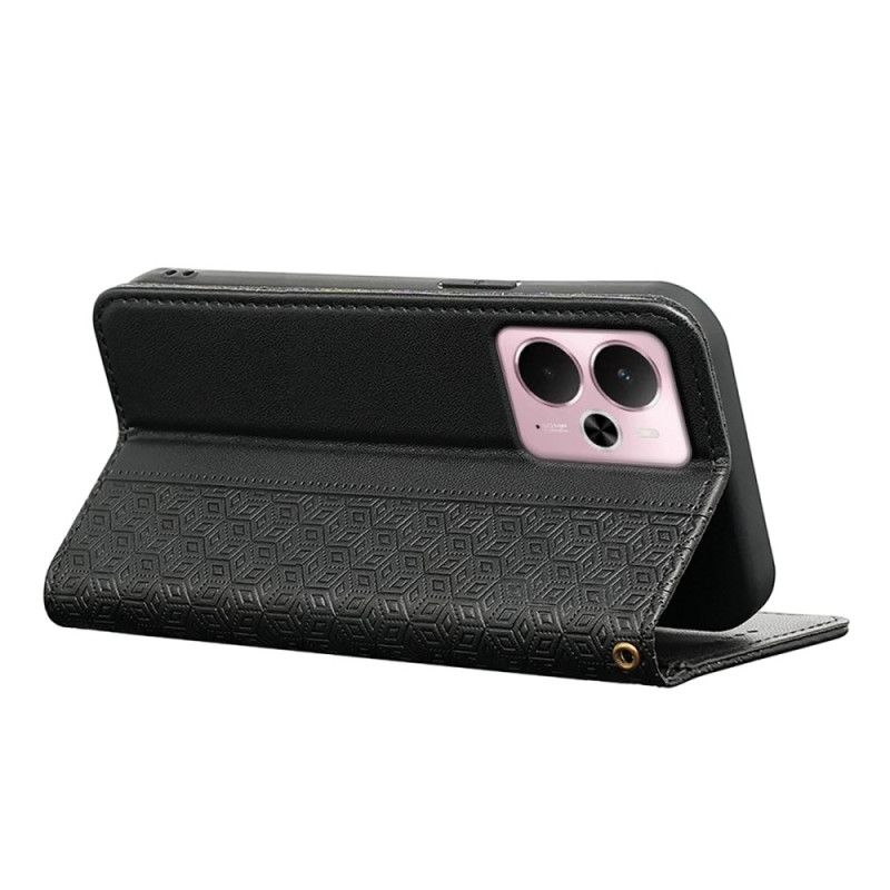 Δερματινη Θηκη Realme 14 5g Θήκες Κινητών Καρό Περίγραμμα Και Λουρί