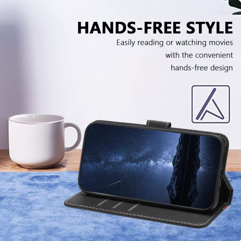 Δερματινη Θηκη Realme 14 Pro 5g Δίχρωμη Διακόσμηση