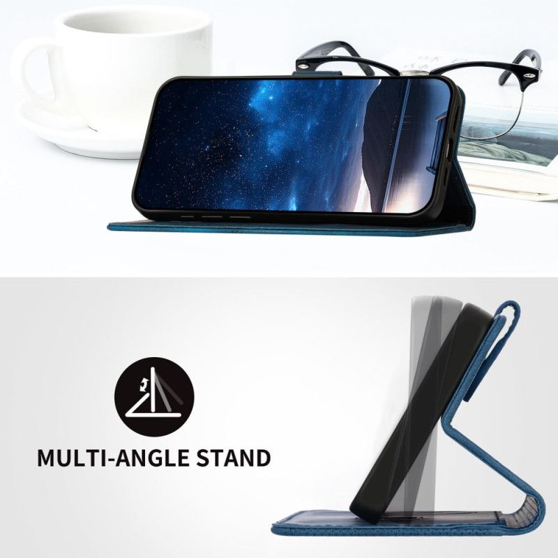 Δερματινη Θηκη Realme 14 Pro 5g Γεωμετρικές Πεταλούδες Με Λουρί