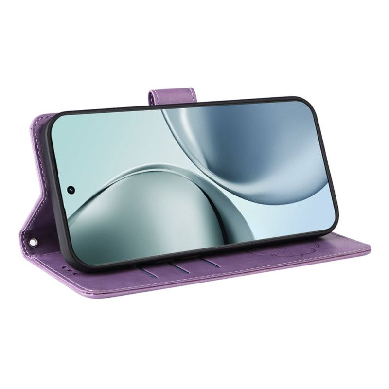 Δερματινη Θηκη Realme 14 Pro 5g Λουλούδια Και Πεταλούδες Σιλικόνης