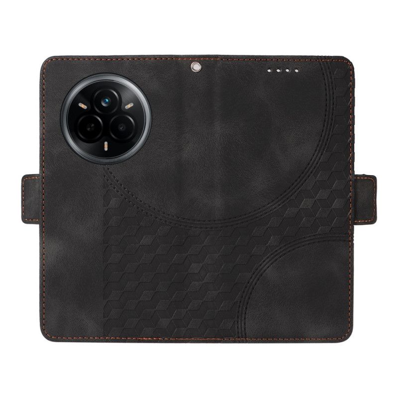 Δερματινη Θηκη Realme 14 Pro 5g Σχέδιο Με Διαμάντια