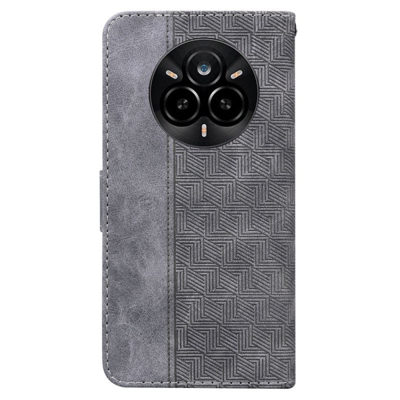 Δερματινη Θηκη Realme 14 Pro 5g Υφαντό Σχέδιο