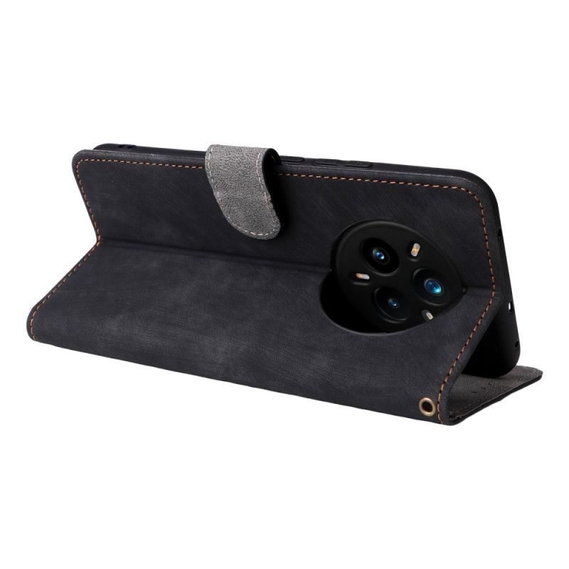 Δερματινη Θηκη Realme 14 Pro Plus 5g Εφέ Σουέτ Με Προστασία Rfid Σιλικόνης