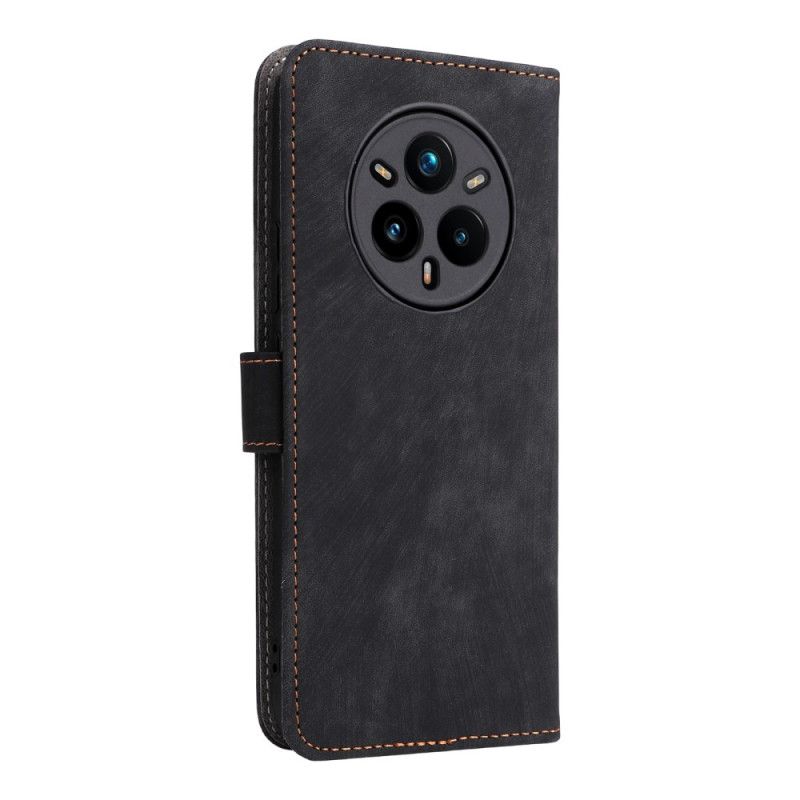 Δερματινη Θηκη Realme 14 Pro Plus 5g Εφέ Σουέτ Με Προστασία Rfid Σιλικόνης