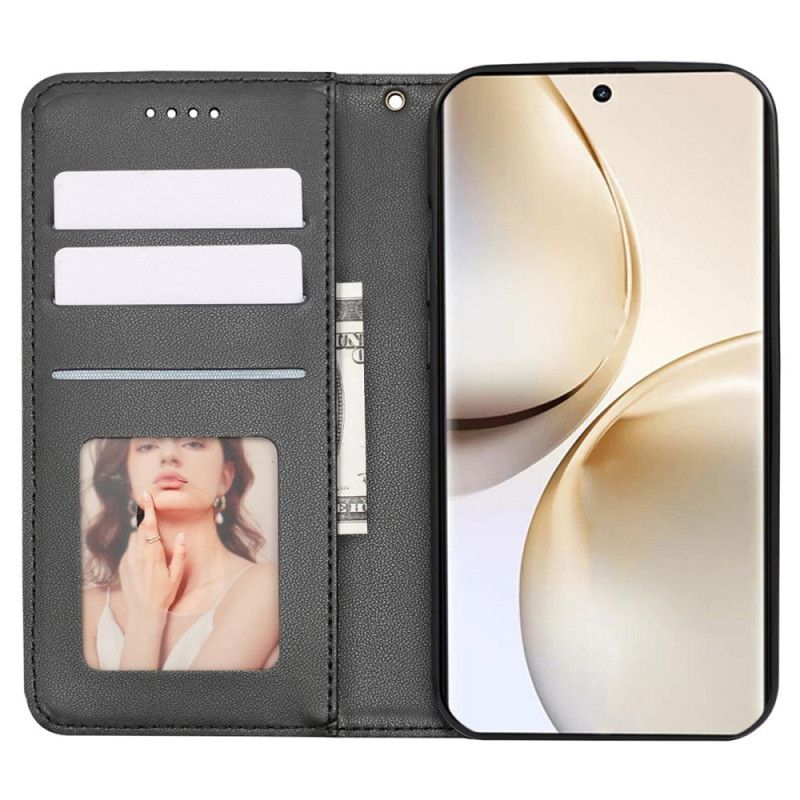 Δερματινη Θηκη Realme 14 Pro Plus 5g Καρό Λουράκι Σιλικόνης